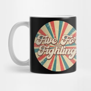 Circle Design Fighting Proud Name Birthday 70s 80s 90s Styles Mug